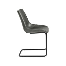 Load image into Gallery viewer, Grey Leatherette Conference or Guest Chairs with Black Base (Set of 2)
