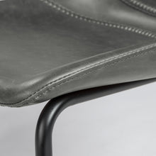 Load image into Gallery viewer, Grey Leatherette Conference or Guest Chairs with Black Base (Set of 2)
