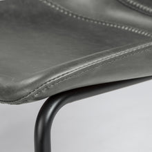 Load image into Gallery viewer, Grey Leatherette Conference or Guest Chairs with Black Base (Set of 2)
