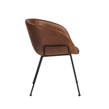 Load image into Gallery viewer, Brown Leatherette Guest or Conference Chair with Low Back (Set of 2)