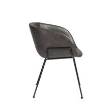 Load image into Gallery viewer, Grey Leatherette Guest or Conference Chair with Low Back (Set of 2)