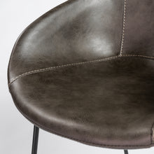 Load image into Gallery viewer, Grey Leatherette Guest or Conference Chair with Low Back (Set of 2)