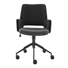 Load image into Gallery viewer, Black Tilting Office Chair