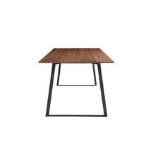 Load image into Gallery viewer, Executive Office Desk w/ American Walnut & Powder-Coated Steel