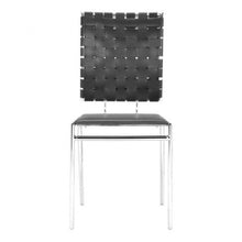 Load image into Gallery viewer, Classic Black Guest or Conference Chair w/ Crisscross Design (Set of 4)