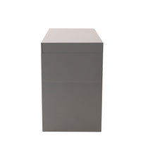 Load image into Gallery viewer, Modern 47&quot; Gray Lacquer Office Desk with Drawers
