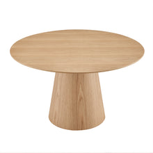 Load image into Gallery viewer, Round 54" Desk or Small Conference Table in Oak