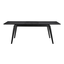 Load image into Gallery viewer, Black Solid Wood 63"-83" Expanding Conference Table