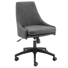 Load image into Gallery viewer, Angled Cozy Charcoal Denim Office Chair