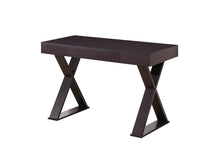 Load image into Gallery viewer, 47" Espresso Executive Desk with Wide X-Framing
