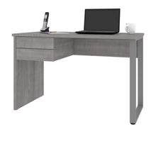 Load image into Gallery viewer, Petite 47" Office Desk in Platinum Gray with U-Shaped Metal Leg