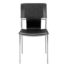 Load image into Gallery viewer, Timeless Guest or Conference Chair in Black Leatherette (Set of 4)