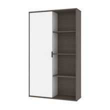 Load image into Gallery viewer, Bark Gray & White 36" Bookcase