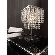 Load image into Gallery viewer, Fashionable Desk Lamp w/ Shade of Crystal Beads
