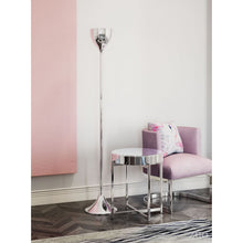 Load image into Gallery viewer, Silver Chrome Office Floor Lamp w/ Sleek Design