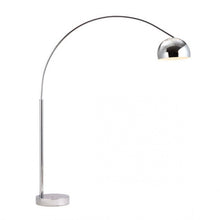 Load image into Gallery viewer, Chrome Floor Lamp w/ Dramatic Arch