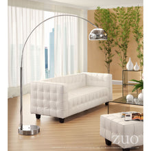 Load image into Gallery viewer, Chrome Floor Lamp w/ Dramatic Arch