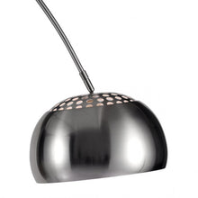 Load image into Gallery viewer, Sleek Arched Office Floor Lamp in Chrome & Marble