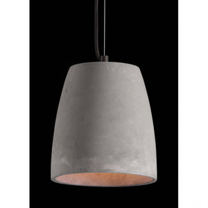 Bold Concrete & Metal Hanging Light w/ Industrial Modern Style