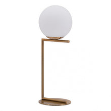 Load image into Gallery viewer, Stunning Minimalist Desk Lamp of Brushed Brass

