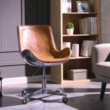 Load image into Gallery viewer, Stylish Java Brown Office Chair in Scoop Style