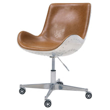 Load image into Gallery viewer, Stylish Java Brown Office Chair in Scoop Style