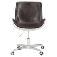 Load image into Gallery viewer, Stylish Distressed Caramel Office Chair in Scoop Style