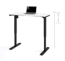 Load image into Gallery viewer, 48" Sit-Stand Electric Height Adjustable Office Desk in White (28" - 45" H)