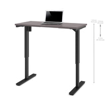 Load image into Gallery viewer, 48" Sit-Stand Electric Height Adjustable Office Desk in Slate (28" - 45" H)