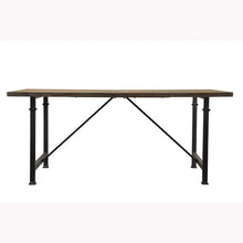 Load image into Gallery viewer, Sleek 72" Executive Desk in Grey Reclaimed Finish