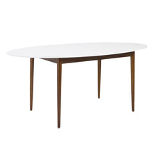 Load image into Gallery viewer, Stylish Oval White Matte and Ash Meeting Table