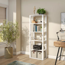 Load image into Gallery viewer, 6 Shelf 24" Bookcase in Glossy White