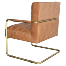 Load image into Gallery viewer, Comfortable Padded Office Chair in Vintage Cider &amp; Gold
