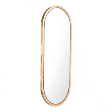 Load image into Gallery viewer, Elegant Oval Gold-Framed Mirror
