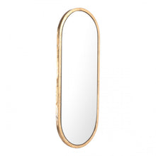 Load image into Gallery viewer, Elegant Oval Gold-Framed Mirror