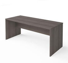 Load image into Gallery viewer, Bark Grey 71" Executive Office Desk