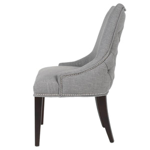 Comfortable Padded Smoke Grey Guest or Conference Chair