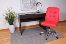 Load image into Gallery viewer, Armless Chair in Red Faux Leather