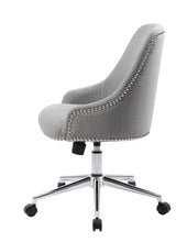Load image into Gallery viewer, Stylish Grey Linen Guest or Office Chair