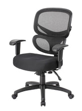 Load image into Gallery viewer, Rolling Black Mesh Office Chair from Boss