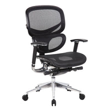 Load image into Gallery viewer, Erognomic Black Mesh & Chrome Office Chair