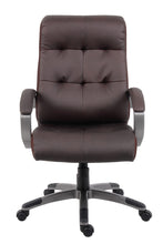 Load image into Gallery viewer, Striking Brown Leather Office Chair for the Everyday Employee