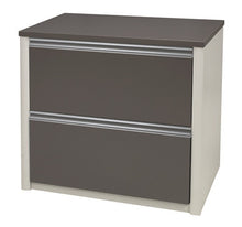 Load image into Gallery viewer, Connexion Slate &amp; Sandstone Executive Desk with 6 Drawers
