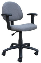 Load image into Gallery viewer, Middle Back Task Chair in Black, Burgundy, Gray, or Blue