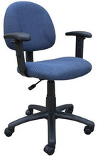 Load image into Gallery viewer, Middle Back Task Chair in Black, Burgundy, Gray, or Blue