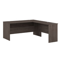 Load image into Gallery viewer, 65" Warm Gray Maple Ergonomic L-Desk