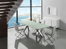 Load image into Gallery viewer, Guest or Conference Chair in White Eco-Leather & Chrome (Set of 2)