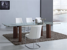 Load image into Gallery viewer, Sleek Guest or Conference Chair in White Eco-Leather & Steel (Set of 2)