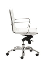 Load image into Gallery viewer, Modern White & Chrome Low Back Office Chair