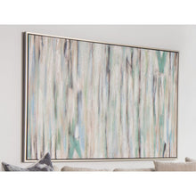 Load image into Gallery viewer, 48" x 70" Soft Acrylic Wall Art in Warm Green & Blue